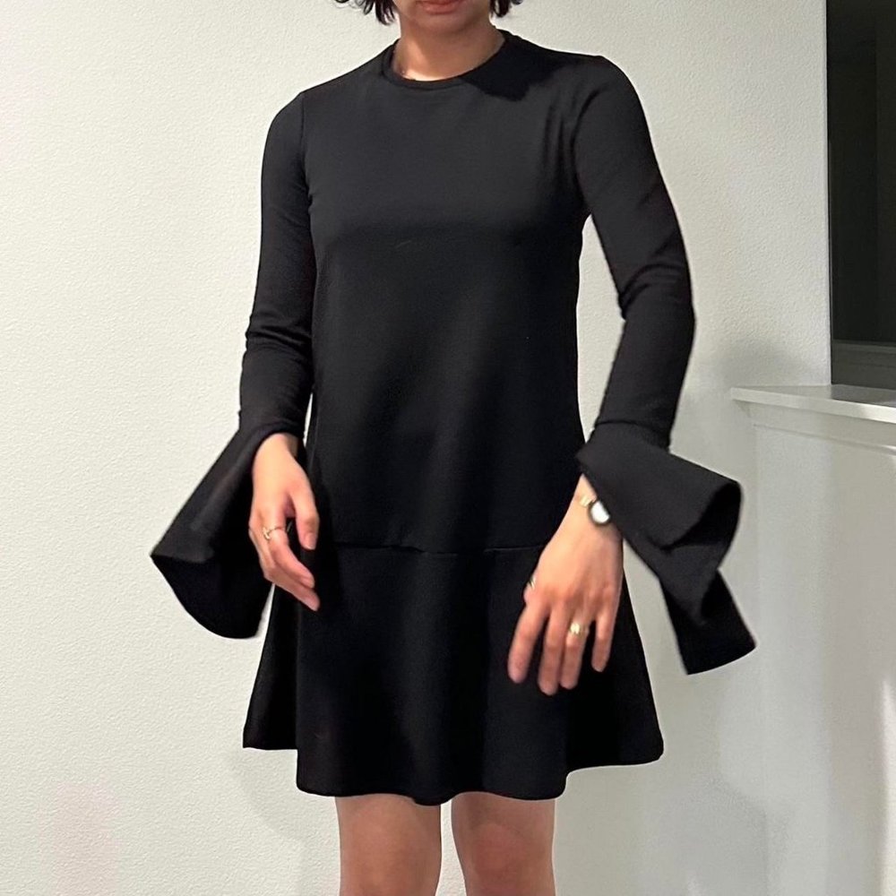 20s-inspired, Drop-Waist Dress for a Wednesday Addams Look